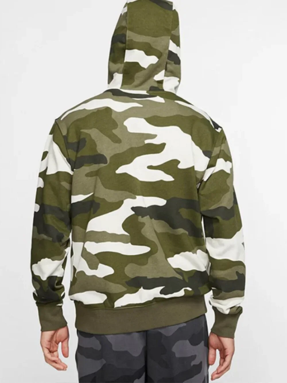 Nike NSW Camo Club Pullover Hoodie Full Zip & Joggers/Pants Set - CJ4539-222
